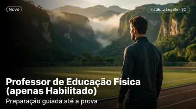 Capa: Professor de Educação Física (apenas Habilitado)