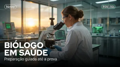 Capa: BIÓLOGO EM SAÚDE
