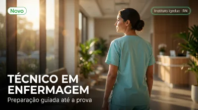 Capa: TÉCNICO EM ENFERMAGEM