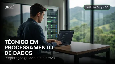 Capa: TÉCNICO EM PROCESSAMENTO DE DADOS