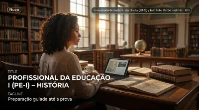 Capa: PROFISSIONAL DA EDUCAÇÃO I (PE-I) - HISTÓRIA