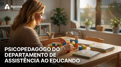 Capa: PSICOPEDAGOGO DO DEPARTAMENTO DE ASSISTÊNCIA AO EDUCANDO