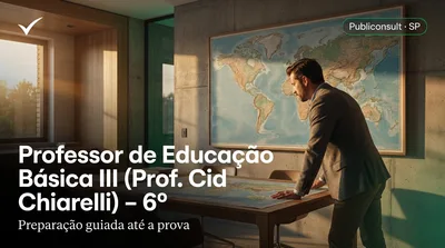 Capa: Professor de Educação Básica III (Prof. Cid Chiarelli) - 6º ano da Educação Básica ao Ensino Médio - Geografia