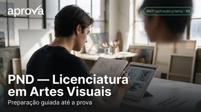 Capa: PND — Licenciatura em Artes Visuais