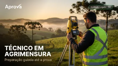 Capa: TÉCNICO EM AGRIMENSURA