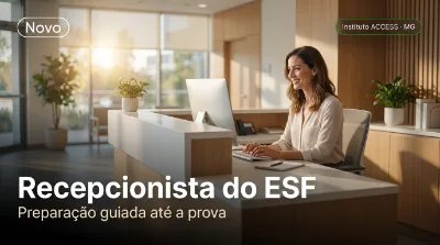 Capa: Recepcionista do ESF