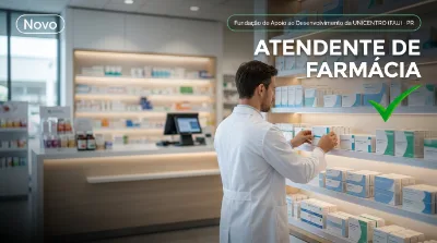Capa: ATENDENTE DE FARMÁCIA