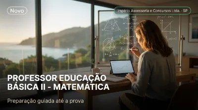 Capa: PROFESSOR EDUCAÇÃO BÁSICA II - MATEMÁTICA