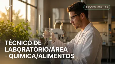Capa: TÉCNICO DE LABORATÓRIO/ÁREA - QUÍMICA/ALIMENTOS