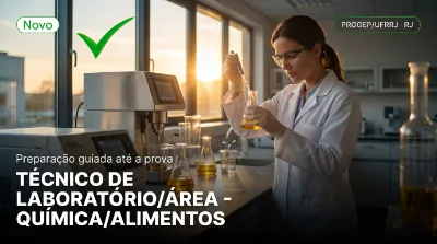 Capa: TÉCNICO DE LABORATÓRIO/ÁREA - QUÍMICA/ALIMENTOS