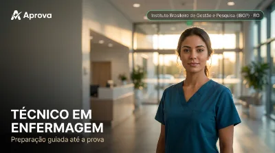 Capa: TÉCNICO EM ENFERMAGEM