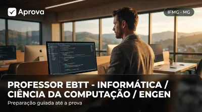 Capa: PROFESSOR EBTT - INFORMÁTICA / CIÊNCIA DA COMPUTAÇÃO / ENGENHARIA DE COMPUTAÇÃO - SABARÁ