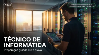 Capa: TÉCNICO DE INFORMÁTICA