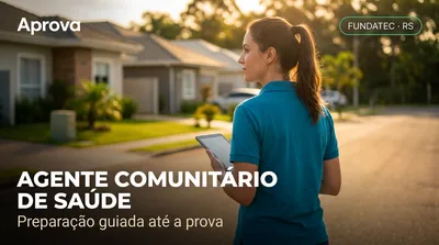 Capa: AGENTE COMUNITÁRIO DE SAÚDE