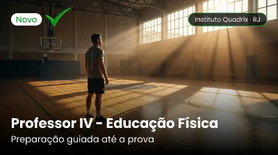 Capa: Professor IV – Educação Física