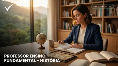 Capa: PROFESSOR ENSINO FUNDAMENTAL – HISTÓRIA