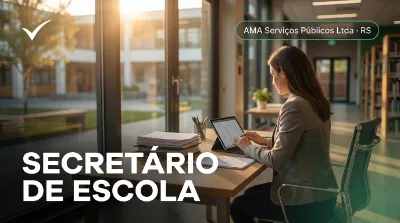 Capa: SECRETÁRIO DE ESCOLA