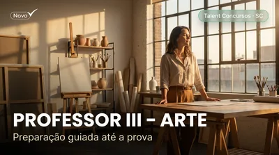Capa: PROFESSOR III – ARTE