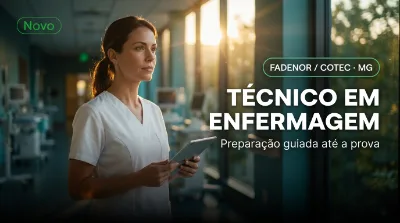 Capa: TÉCNICO EM ENFERMAGEM