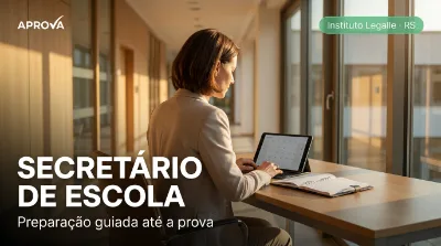 Capa: SECRETÁRIO DE ESCOLA