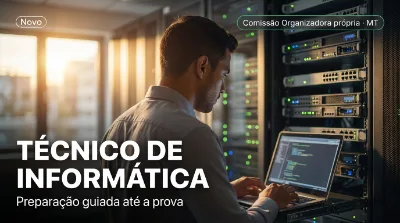Capa: TÉCNICO DE INFORMÁTICA
