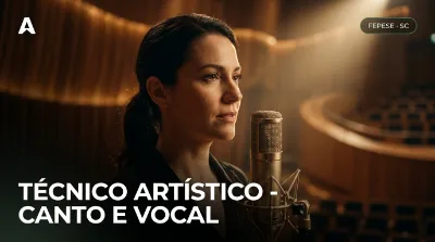 Capa: TÉCNICO ARTÍSTICO - CANTO E VOCAL