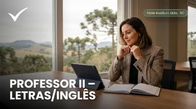 Capa: PROFESSOR II – LETRAS/INGLÊS