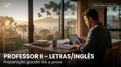 Capa: PROFESSOR II – LETRAS/INGLÊS