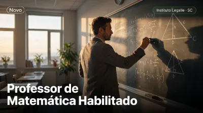 Capa: Professor de Matemática Habilitado