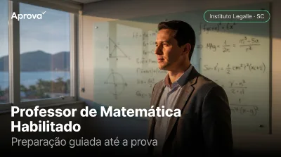 Capa: Professor de Matemática Habilitado