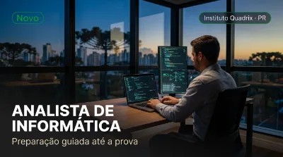 Capa: ANALISTA DE INFORMÁTICA