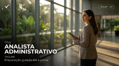 Capa: ANALISTA ADMINISTRATIVO