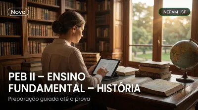 Capa: PEB II – ENSINO FUNDAMENTAL – HISTÓRIA