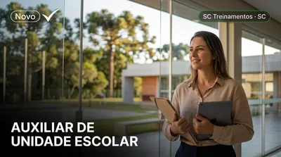 Capa: AUXILIAR DE UNIDADE ESCOLAR