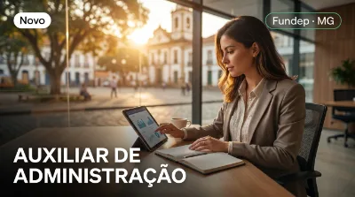 Capa: AUXILIAR DE ADMINISTRAÇÃO