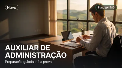 Capa: AUXILIAR DE ADMINISTRAÇÃO