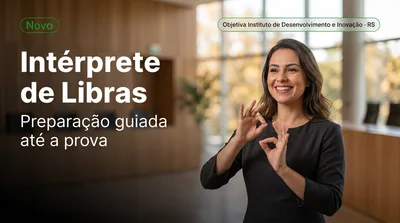 Capa: Intérprete de Libras