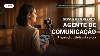 Capa: AGENTE DE COMUNICAÇÃO
