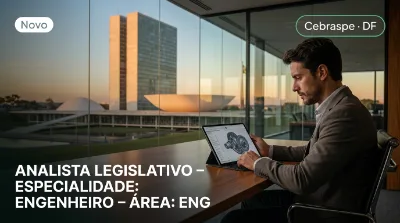Capa: ANALISTA LEGISLATIVO – ESPECIALIDADE: ENGENHEIRO – ÁREA: ENGENHARIA MECÂNICA