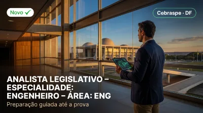 Capa: ANALISTA LEGISLATIVO – ESPECIALIDADE: ENGENHEIRO – ÁREA: ENGENHARIA MECÂNICA