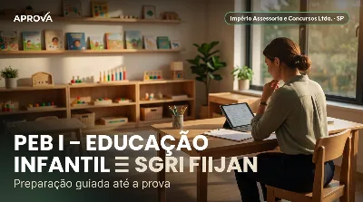 Capa: PEB I – EDUCAÇÃO INFANTIL