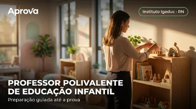 Capa: PROFESSOR POLIVALENTE DE EDUCAÇÃO INFANTIL