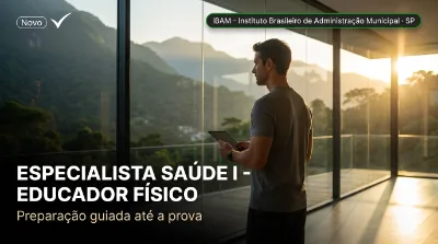Capa: ESPECIALISTA SAÚDE I - EDUCADOR FÍSICO
