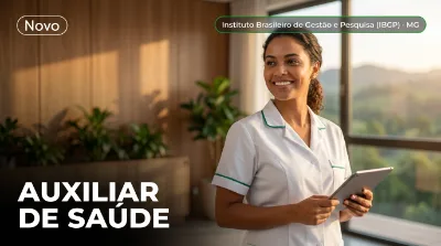 Capa: AUXILIAR DE SAÚDE