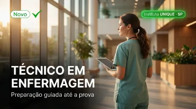 Capa: TÉCNICO EM ENFERMAGEM
