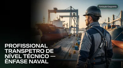 Capa: PROFISSIONAL TRANSPETRO DE NÍVEL TÉCNICO — ÊNFASE NAVAL