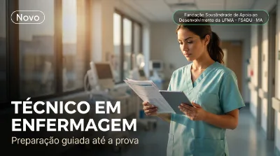 Capa: TÉCNICO EM ENFERMAGEM