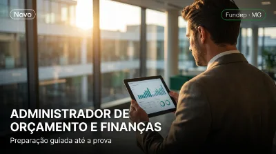 Capa: ADMINISTRADOR DE ORÇAMENTO E FINANÇAS
