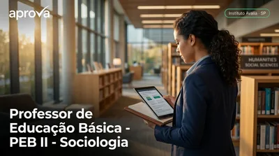 Capa: Professor de Educação Básica - PEB II - Sociologia