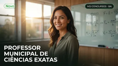 Capa: PROFESSOR MUNICIPAL DE CIÊNCIAS EXATAS